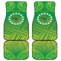 Cook Islands Constitution Day Car Mats Kuki Airani Since 1965