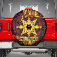Personalised Tonga Haapai High School Spare Tire Cover Special Kupesi Pattern