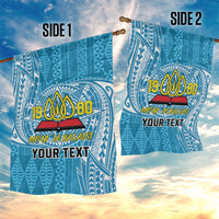 Personalised Tonga Lavengamalie College Garden Flag Since 1980 Special Kupesi Pattern