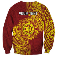Personalised Tonga Niuatoputapu High School Sweatshirt Special Kupesi Pattern