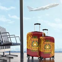 Personalised Tonga Vava'u High School Luggage Cover Since 1985 Special Kupesi Pattern
