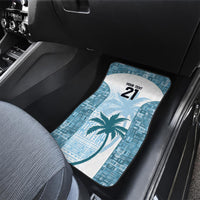 Custom Fiji Rugby Car Mats History Champions World Cup 7s - Bllue LT9 - Polynesian Pride
