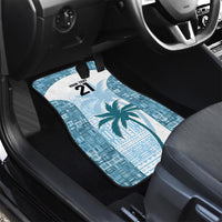 Custom Fiji Rugby Car Mats History Champions World Cup 7s - Bllue LT9 - Polynesian Pride