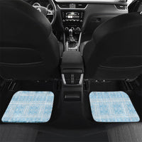 Custom Fiji Rugby Car Mats History Champions World Cup 7s - Bllue LT9 Set 2pcs - Back Blue - Polynesian Pride