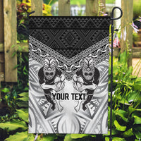 Custom Rugby New Zealand Black Fern Garden Flag Niho Taniwha Inspired