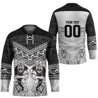 Custom Rugby New Zealand Black Fern Hockey Jersey Niho Taniwha Inspired