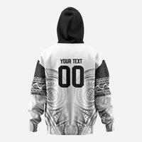 Custom Rugby New Zealand Black Fern Hoodie Niho Taniwha Inspired