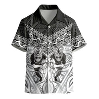 Custom Rugby New Zealand Black Fern Kid Hawaiian Shirt Niho Taniwha Inspired