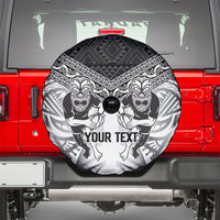Custom Rugby New Zealand Black Fern Spare Tire Cover Niho Taniwha Inspired