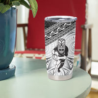 Custom Rugby New Zealand Black Fern Tumbler Cup Niho Taniwha Inspired