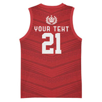 Custom Pacific Rugby Spirit Basketball Jersey Tonga Ngatu Pride Red Edition - Polynesian Pride
