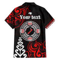 New Zealand Waitangi Day Personalised Family Matching Long Sleeve Bodycon Dress and Hawaiian Shirt Aotearoa Te Ra O Waitangi With Maori Tattoo LT9 - Polynesian Pride