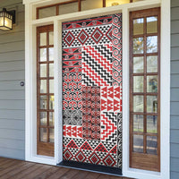 Aotearoa Kowhaiwhai Taniko Patchwork Motifs Door Cover - Polynesian Pride