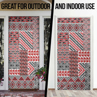 Aotearoa Kowhaiwhai Taniko Patchwork Motifs Door Cover - Polynesian Pride