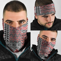 Aotearoa Kowhaiwhai Taniko Patchwork Motifs Neck Gaiter - Polynesian Pride