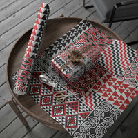Aotearoa Kowhaiwhai Taniko Patchwork Motifs Wrapping Paper - Polynesian Pride