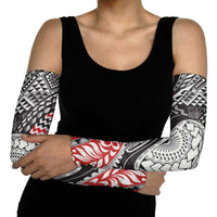 Aotearoa Maori Rugby Tribal Tattoo Arm Sleeves Kowhaiwhai Taniko Patchwork Motifs - Polynesian Pride