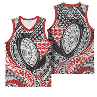 Aotearoa Maori Rugby Tribal Tattoo Basketball Jersey Kowhaiwhai Taniko Patchwork Motifs - Polynesian Pride
