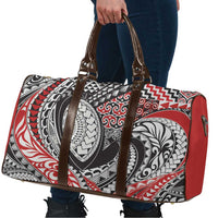 Aotearoa Maori Rugby Tribal Tattoo Travel Bag Kowhaiwhai Taniko Patchwork Motifs - Polynesian Pride