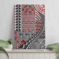 Aotearoa Maori Tribal Tattoo Canvas Wall Art Kowhaiwhai Taniko Patchwork Motifs