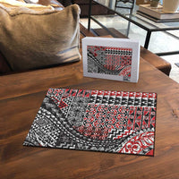 Aotearoa Maori Tribal Tattoo Puzzle Kowhaiwhai Taniko Patchwork Motifs - Polynesian Pride