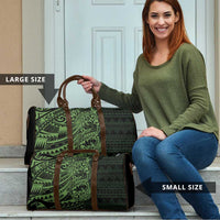 Green Couple Dolphins Maori Polynesian Style Travel Bag - Polynesian Pride