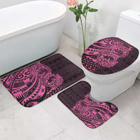 Pink Couple Dolphins Maori Polynesian Style Bathroom Set - Polynesian Pride