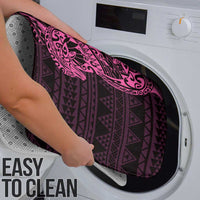 Pink Couple Dolphins Maori Polynesian Style Bathroom Set - Polynesian Pride