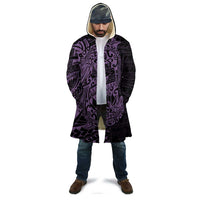 Purple Couple Dolphins Maori Polynesian Style Cloak - Polynesian Pride