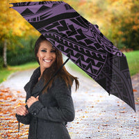 Purple Couple Dolphins Maori Polynesian Style Umbrella - Polynesian Pride