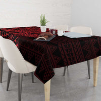 Red Couple Dolphins Maori Polynesian Style Tablecloth LT9 - Polynesian Pride