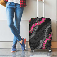 Guam Bougainvillea Lei Luggage Cover Chamorro Tribal Pattern LT9 - Polynesian Pride