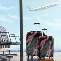 Guam Bougainvillea Lei Luggage Cover Chamorro Tribal Pattern LT9 - Polynesian Pride