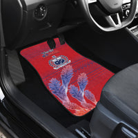 Custom Samoa 1962 Independence Day Custom Car Mats Manuia le Aso Tuto'atasi Ula Nifo Red Art