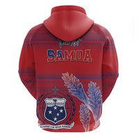 Custom Samoa 1962 Independence Day Custom Hoodie Manuia le Aso Tuto'atasi Ula Nifo Red Art
