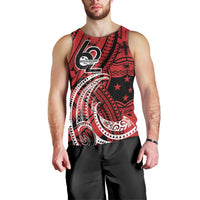 Custom Samoa Manuia le 62 Tausaga O le Tuto’atasi Men Tank Top Samoan Tatau Red Art