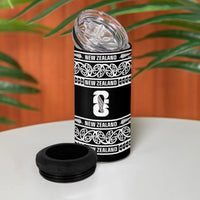 New Zealand Football White Fern Supporter 4 in 1 Can Cooler Tumbler LT9 - Polynesian Pride