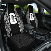 New Zealand Football White Fern Supporter Car Seat Cover LT9 One Size Black - Polynesian Pride