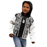 Custom New Zealand Football White Fern Supporter Kid Hoodie LT9 - Polynesian Pride
