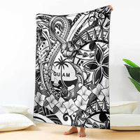 Guam Hafa Adai Guasali Flowers Blanket