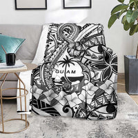 Guam Hafa Adai Guasali Flowers Blanket