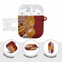 Couple Dolphins Maori Motif AirPods Case - Polynesian Pride