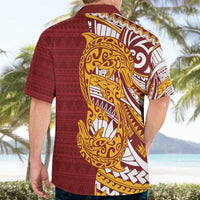 Couple Dolphins Maori Motif Hawaiian Shirt LT9 - Polynesian Pride