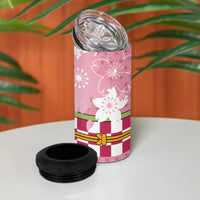 Japanese Asanoha Pattern 4 in 1 Can Cooler Tumbler Charm Against Evil Spirits - Polynesian Pride