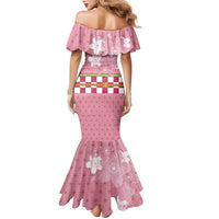 Japanese Asanoha Pattern Family Matching Mermaid Dress and Hawaiian Shirt Charm Against Evil Spirits - Polynesian Pride