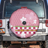 Japanese Asanoha Pattern Spare Tire Cover Charm Against Evil Spirits - Polynesian Pride