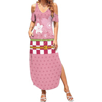 Japanese Asanoha Pattern Summer Maxi Dress Charm Against Evil Spirits - Polynesian Pride