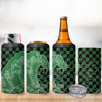Japanese Asanoha Pattern 4 in 1 Can Cooler Tumbler Water Breathing Slayer Dragon - Polynesian Pride