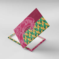 Japanese Bishamon-Kikkou Pattern Canvas Wall Art Water Pillar Silent River Flow - Polynesian Pride