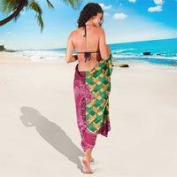 Japanese Bishamon-Kikkou Pattern Sarong Water Pillar Silent River Flow - Polynesian Pride